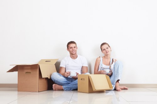 Local moving support in a prestigious London district