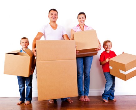 Removal team planning a move in a Mayfair townhouse