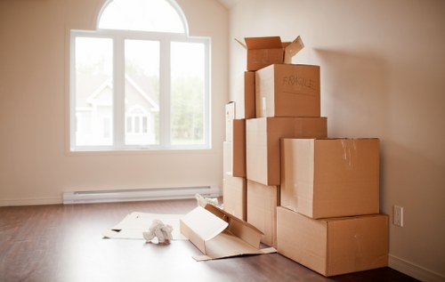 Commercial office relocation support in Mayfair with protective handling