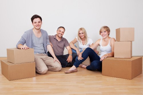 Removal van arranged for a central London property move in Mayfair