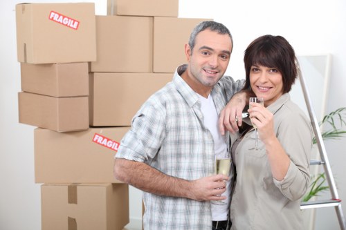 Commercial removal van support for a Mayfair office relocation